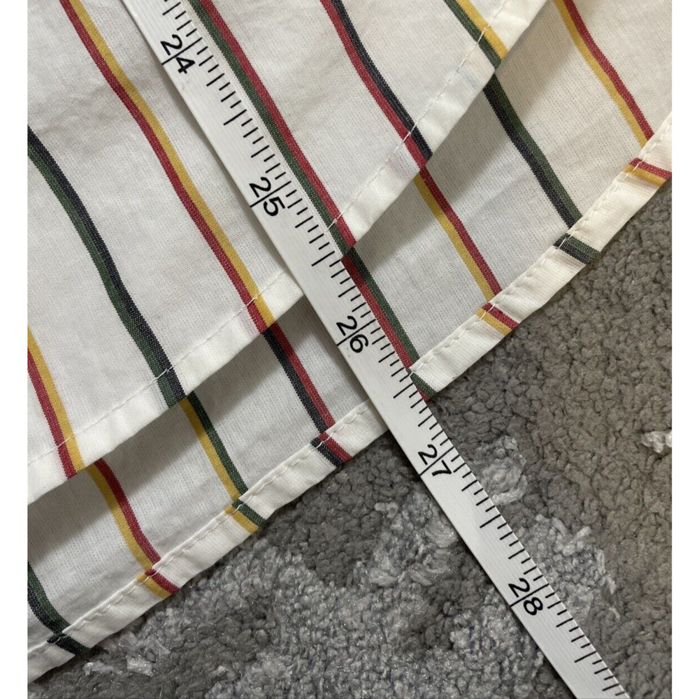 Madewell Central Shirt Womens‎ S Rainbow Stripe Cotton Short Sleeve Button Down - Picture 9 of 9